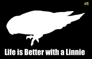Life is Better with a Linnie Silhouette Decal © COPYRIGHT 2015 Eddie's Aviary